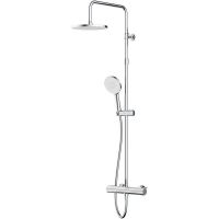 Душевая система AM.PM X-Joy F0785A400 с термостатом Хром — фото 1, Душевое оборудование. Душевая программа