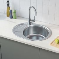 Товар: Кухонная мойка Iddis Suno S 60 SUN60SDi77 Сатин - фото 2 Кухонная мойка Iddis Suno S 60 SUN60SDi77 Сатин — фото 2, Кухонные мойки