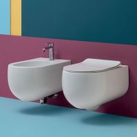 Унитаз Kerasan Flo 311130 подвесной Белый матовый без сиденья — фото 3, Унитазы