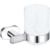 Стакан для зубных щеток Rav Slezak Yukon YUA0201CB Хром Белый — фото 1, Стаканы для зубных щеток