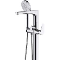 Смеситель для ванны Aquatek Бетта AQ1145CR Хром — фото 2, Смесители напольные