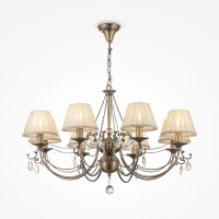 Люстра Maytoni Royal Classic Soffia RC093-PL-08-R Бежевая Бронза — фото 3, Люстры