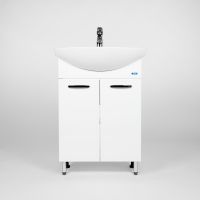 Тумба под раковину VIANT Милан 60 VMIL60BA-T2ST Белая — фото 2, Мебель для ванной