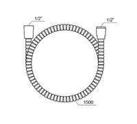 Товар: Душевой шланг Ravak 912.50 X07P065 Хром - фото 4 Душевой шланг Ravak 912.50 X07P065 Хром — фото 4, Душевые шланги