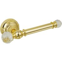 Держатель туалетной бумаги Migliore Cristalia 16826 Золото с кристаллами Swarovski — фото 1, Держатели туалетной бумаги