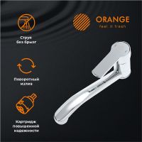 Товар: Смеситель для кухни Orange Prim M42-011cr Хром - фото 6 Смеситель для кухни Orange Prim M42-011cr Хром — фото 6, Смесители