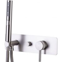 Смеситель для душа Allen Brau Priority Никель брашированный арт-5.31009-BN — фото 4, Смеситель для душа