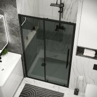 Товар: Душевая дверь Grossman Cosmo 130 100.K33.02.130.21.10 профиль Черный матовый стекло тонированное - фото 6 Душевая дверь Grossman Cosmo 130 100.K33.02.130.21.10 профиль Черный матовый стекло тонированное — фото 6, Душевые двери в нишу