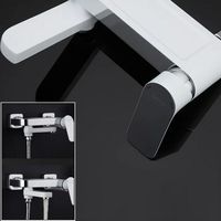 Смеситель для ванны Gappo G48 G3248 Белый Хром — фото 7, Смеситель для ванны