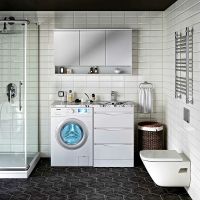 Тумба под раковину Runo Орион 120 УТ000003442 Белая — фото 17, Тумбы под раковину