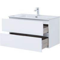 Товар: Тумба под раковину Aquanet Алвита New 90 303920 подвесная Белая матовая - фото 7 Тумба под раковину Aquanet Алвита New 90 303920 подвесная Белая матовая — фото 7, Мебель для ванной