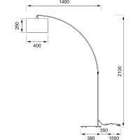 Товар: Торшер Maytoni Table Floor Nevada Z328-FL-01-B Черный - фото 6 Торшер Maytoni Table Floor Nevada Z328-FL-01-B Черный — фото 6, Торшеры