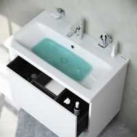 Тумба под раковину AM.PM Gem 75 M90FHX07521WG подвесная Белая — фото 3, Тумбы под раковину