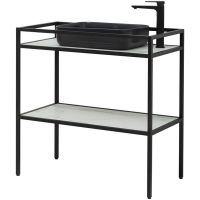 Товар: Консоль под раковину Allen Brau Liberty 90 1.33004.BB Черный браш - фото 4 Консоль под раковину Allen Brau Liberty 90 1.33004.BB Черный браш — фото 4, Консоли для раковины