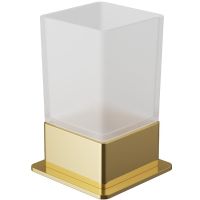Стакан для зубных щеток Excellent Riko Gold DOEX.1614GL Золото — фото 1, Мыльницы