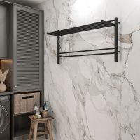 Электрический полотенцесушитель Terminus Горизонт П8 1200х600 4670078543349 с полкой Черный муар — фото 5, Электрические полотенцесушители