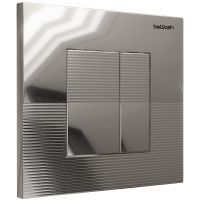 Клавиша смыва beWash Fide P03SC 500RZVP0300PK0000001 Хром глянцевый — фото 1, Комплектующие для душевого оборудования