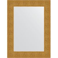 Зеркало Evoform Definite 80х60 BY 3054 в багетной раме - Чеканка золотая 90 мм — фото 1, Мебель для ванной