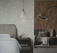 Обои Bernardo Bartalucci Sarrieri 5081-3 Флизелин (1,06*10) Бирюзовый, Цветы — фото 2, Обои для стен