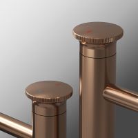 Смеситель для раковины Teska Arte Leo S E5519 Розовое золото — фото 3, Смесители для раковины