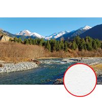 Фреска Ortograf Горы 30928 Фактура бархат FX Флизелин (4,1*2,7) Зеленый/Голубой/Коричневый, Горы/Пейзаж/Природа — фото 1, Фрески