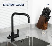 Смеситель для кухни Frap H801 F43801-6 Черный матовый — фото 9, Смесители для кухни