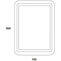 Товар: Зеркало Континент Lucia 700х900 ЗЛП492 с подсветкой с сенсорным выключателем - фото 5 Зеркало Континент Lucia 700х900 ЗЛП492 с подсветкой с сенсорным выключателем — фото 5, Зеркала в ванную комнату