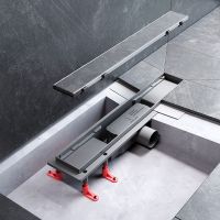 Душевой лоток AM.PM PrimeFlow 50 W02SC-U11-050-04SB с решеткой Хром матовый / под плитку Tile — фото 20, Душевые лотки