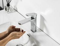 Смеситель для раковины Gappo G83 G1083 Хром — фото 5, Смесители для раковины