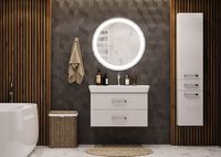 Зеркало Aquaton Анелло 75 1A260702AK010 с подсветкой с сенсорным выключателем и подогревом — фото 13, Зеркала в ванную комнату