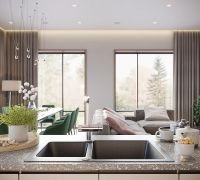 Кухонная мойка Domaci Бьелла DMC-76K GWS-76K-308 Черная — фото 4, Кухонные мойки