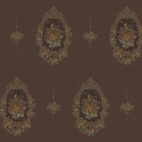 Обои Milassa Joli Флизелин (1*10,05) Коричневый, Медальоны/Цветы арт-Joli1 010 — фото 1, Обои для стен