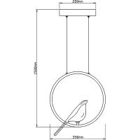 Товар: Подвесной светильник Divinare Summer 1188/06 SP-6 Белый Золото Черный - фото 2 Подвесной светильник Divinare Summer 1188/06 SP-6 Белый Золото Черный — фото 2, Подвесные светильники