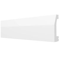 Плинтус Decor-Dizayn DD125 2000x70x15 мм — фото 1, Плинтуса напольные