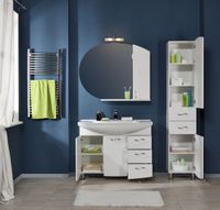 Тумба под раковину Aquanet Моника 105 186772 Белая — фото 5, Мебель для ванной