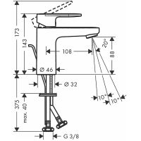 Товар: Смеситель для раковины Hansgrohe Vernis Blend Хром арт-71551000 - фото 5 Смеситель для раковины Hansgrohe Vernis Blend Хром арт-71551000 — фото 5, Смесители для раковины
