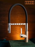 Товар: Смеситель для кухни BRNOU BR760-3 Бежевый Черный - фото 4 Смеситель для кухни BRNOU BR760-3 Бежевый Черный — фото 4, Смесители