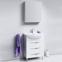 Товар: Тумба под раковину Aqwella Аллегро 65 Agr.01.06/3 Белая - фото 3 Тумба под раковину Aqwella Аллегро 65 Agr.01.06/3 Белая — фото 3, Мебель для ванной