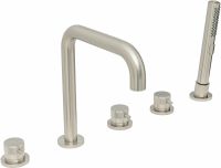 Смеситель на борт ванны Allen Brau Priority Брашированный никель арт-5.31007-BN — фото 8, Смесители на борт ванны