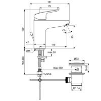 Товар: Комплект смесителей Ideal Standard Ceraflex BD001AA Хром - фото 6 Комплект смесителей Ideal Standard Ceraflex BD001AA Хром — фото 6, Готовые комплекты для ванной комнаты