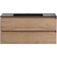 Тумба под раковину Vincea Luka 100 VMC-2L100NO подвесная N.Oak — фото 2, Тумбы под раковину