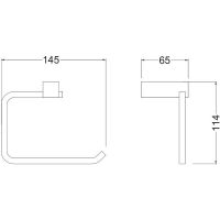 Товар: Держатель туалетной бумаги Schein Rembrandt 066-1MB Черный матовый - фото 2 Держатель туалетной бумаги Schein Rembrandt 066-1MB Черный матовый — фото 2, Держатели туалетной бумаги