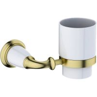 Стакан для зубных щеток Art&Max Bianchi AM-E-2602-Br Бронза — фото 1, Мыльницы