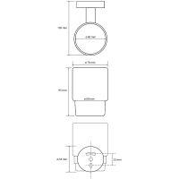 Товар: Стакан для зубных щеток Bemeta Coral 158110012 Медное золото глянец - фото 2 Стакан для зубных щеток Bemeta Coral 158110012 Медное золото глянец — фото 2, Стаканы для зубных щеток