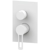 Смеситель для душа Paffoni Ringo RIN019BO/M Белый матовый — фото 1, Смеситель для душа