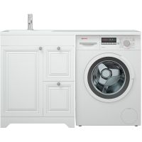 Тумба под раковину Corozo Леон 70 Z2 SD-00000726 Белая — фото 1, Мебель для ванной