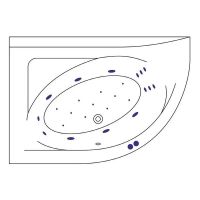 Товар: Акриловая ванна Excellent Aquarella 170x110 L WAEX.ARL17.ULTRA.BR с гидромассажем - фото 9 Акриловая ванна Excellent Aquarella 170x110 L WAEX.ARL17.ULTRA.BR с гидромассажем — фото 9, Ванны