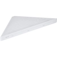 Металлическая полка Ravak Slim C X07P652 угловая Белая — фото 1, Полки для ванной и душа