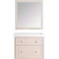 Комплект мебели для ванной ASB-Woodline Кастелло 100 Бежевый — фото 1, Мебель для ванной