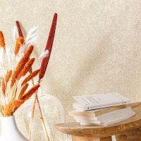 Обои Caselio Flower Power 101842000 Винил на флизелине (0,53*10,05) Бежевый, Однотонные/Орнамент — фото 2, Обои для стен